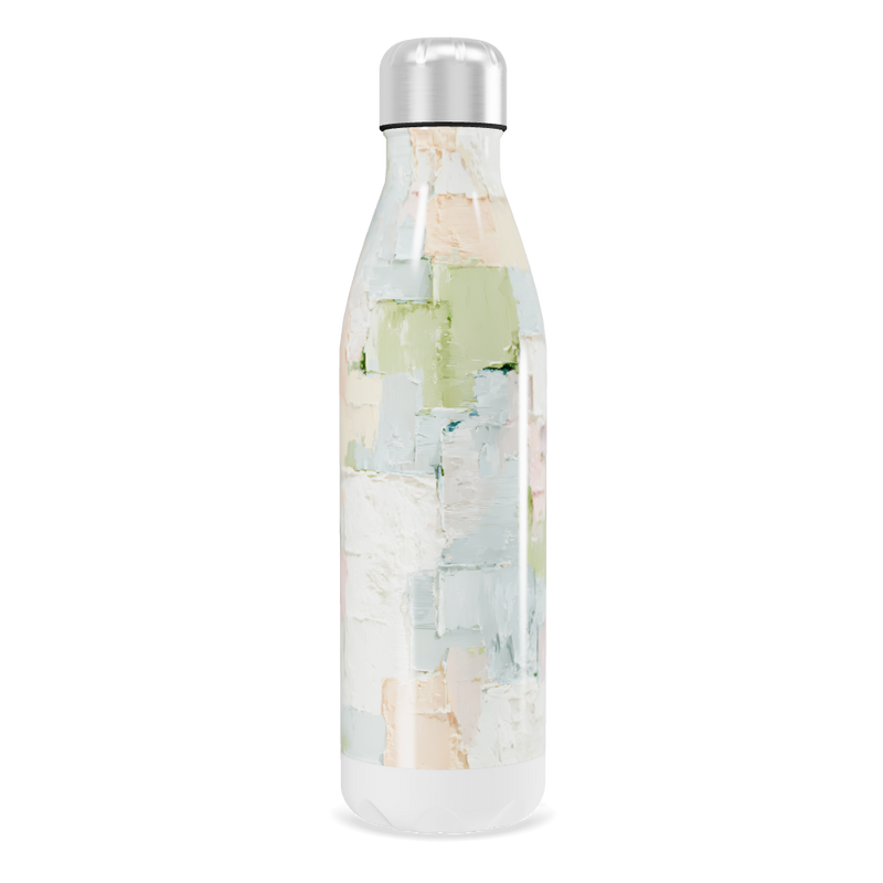 Garrafa Inox Estampa Abstrata Colorida