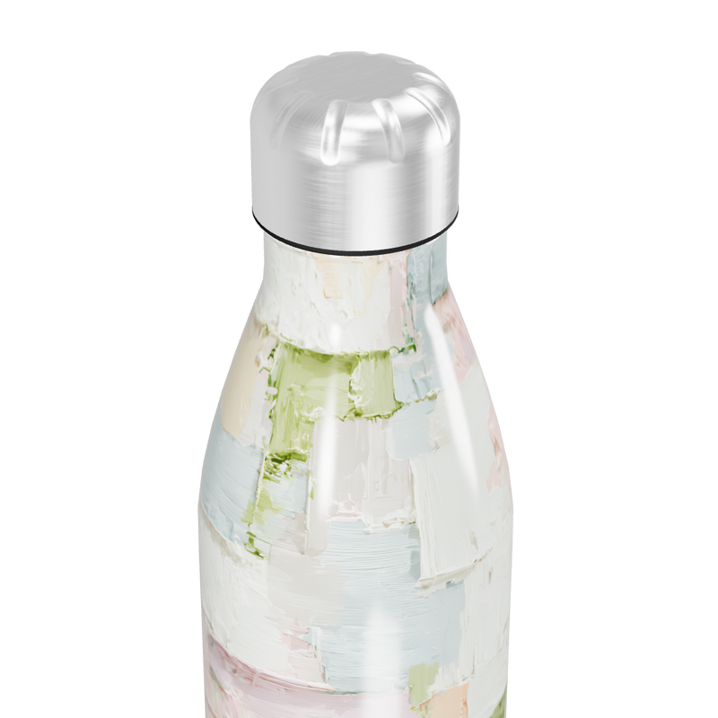 Garrafa Inox Estampa Abstrata Colorida
