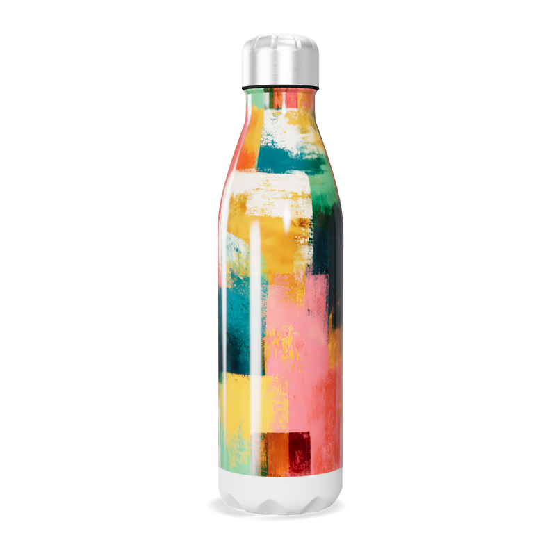 Garrafa Inox - Abstrata Colorida 500ml