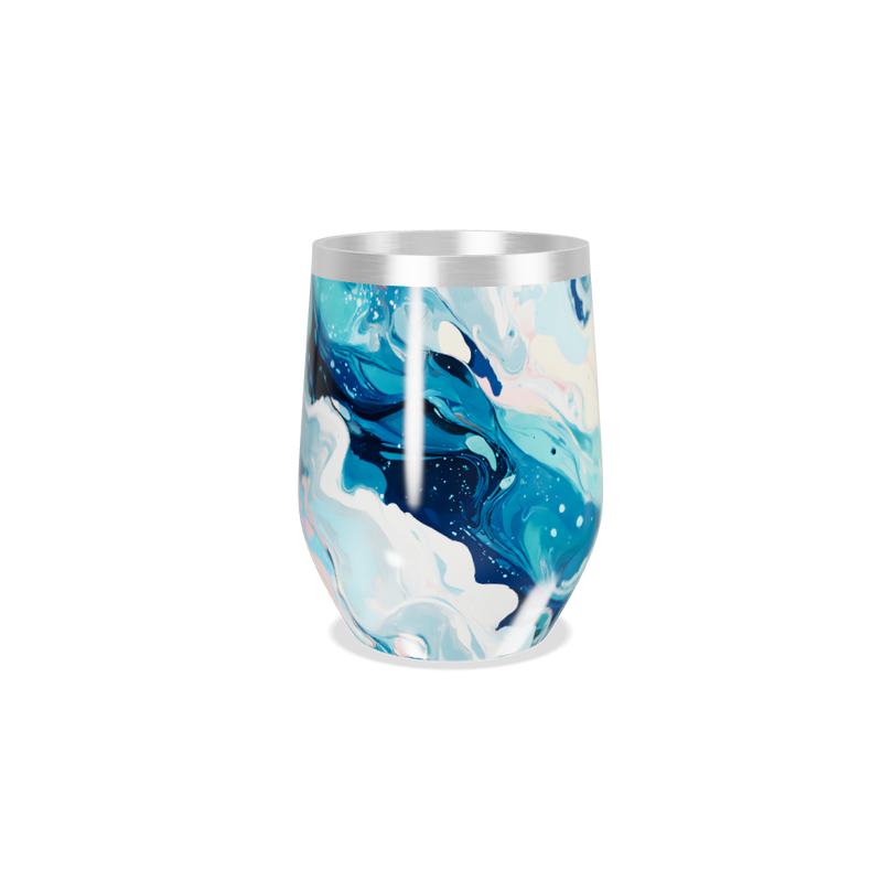 Copo Térmico Slim - Estampa Marmorizada Colorida