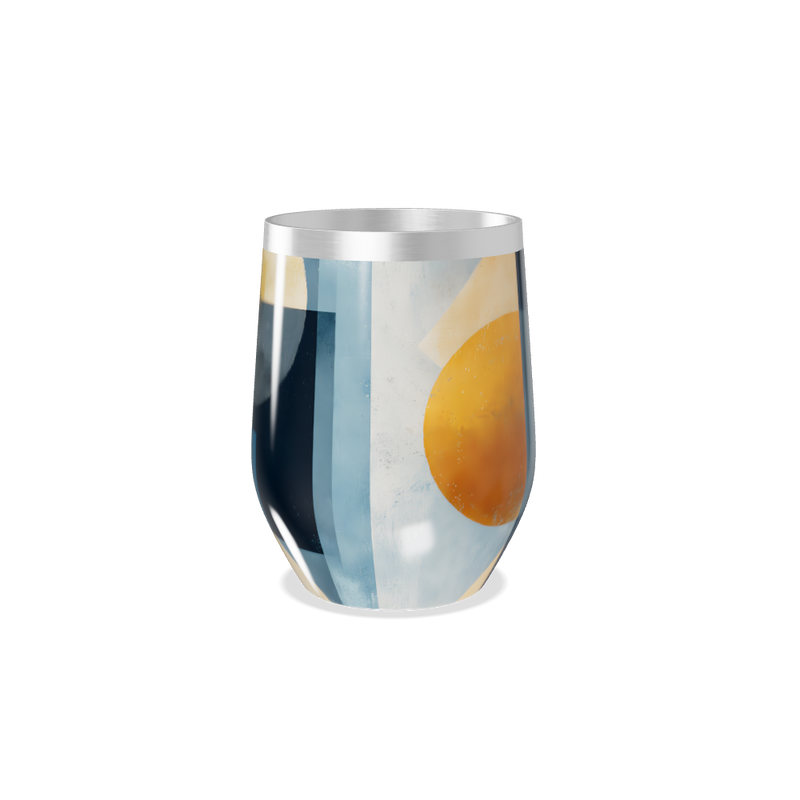 Copo Térmico Slim - Design Abstrato Colorido