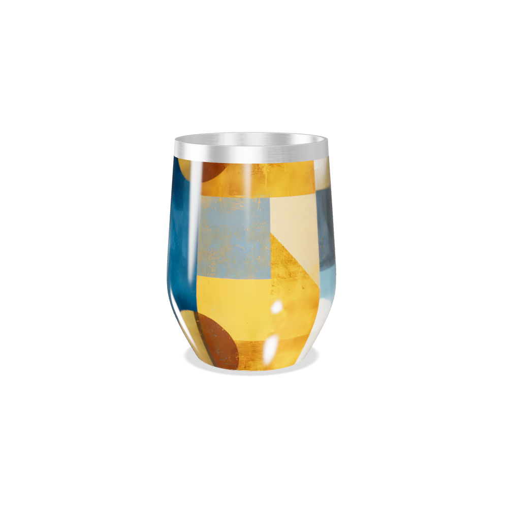 Copo Térmico Slim - Design Abstrato Colorido