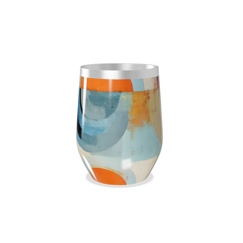 Copo Térmico Slim - Estampa Abstrata Colorida