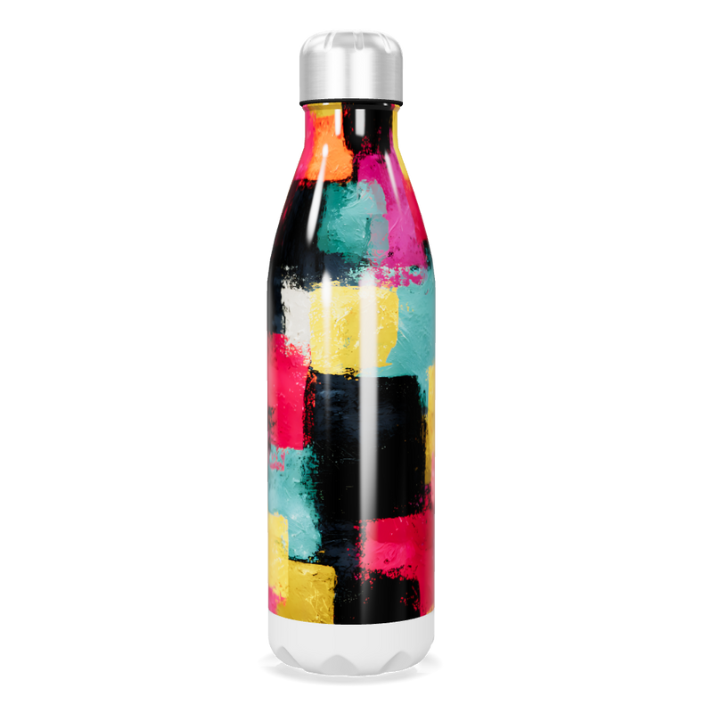 Garrafa Inox - Colorida Abstrata 500ml