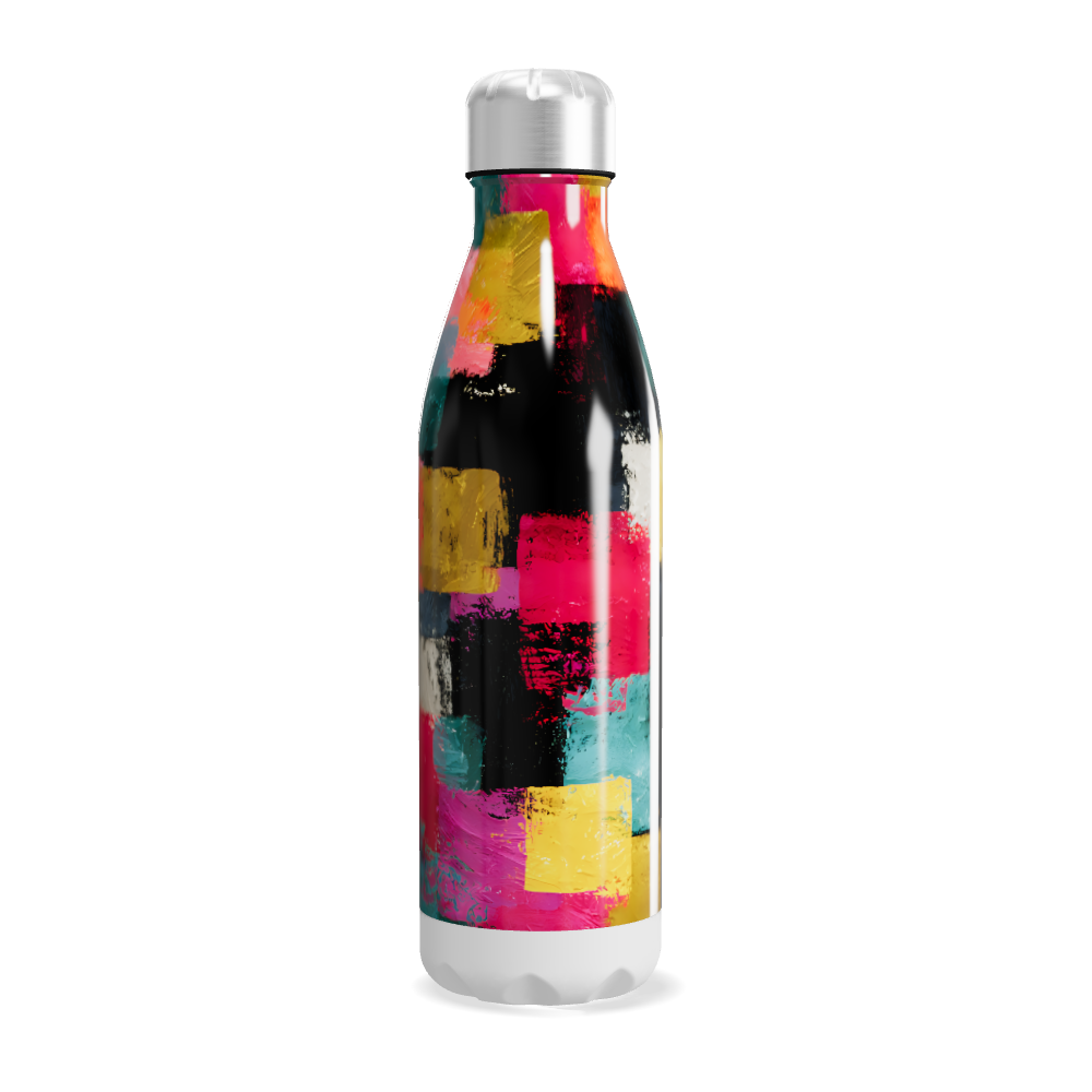 Garrafa Inox - Colorida Abstrata 500ml
