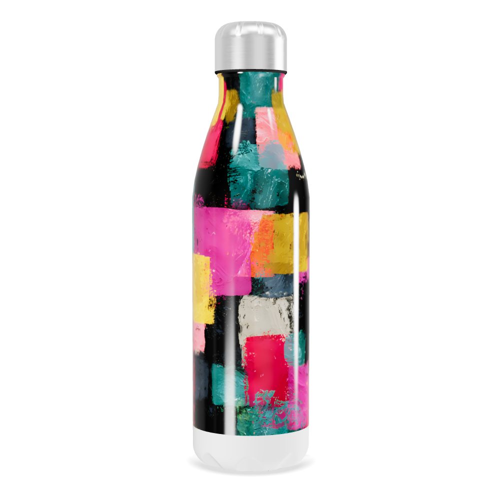 Garrafa Inox - Colorida Abstrata 500ml