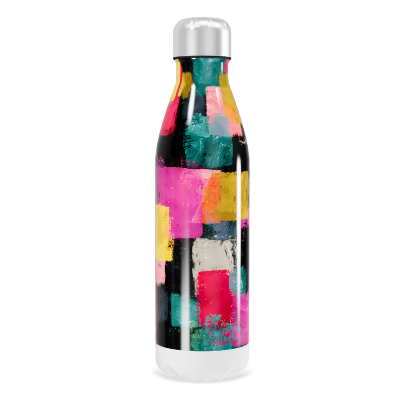 Garrafa Inox - Colorida Abstrata 500ml