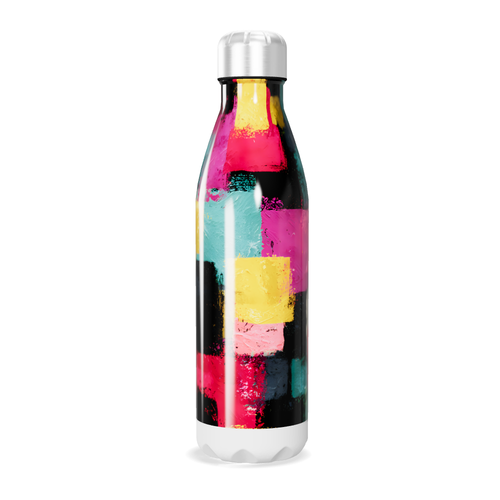 Garrafa Inox - Colorida Abstrata 500ml