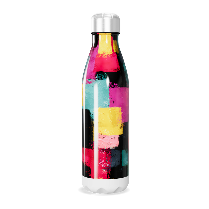 Garrafa Inox - Colorida Abstrata 500ml