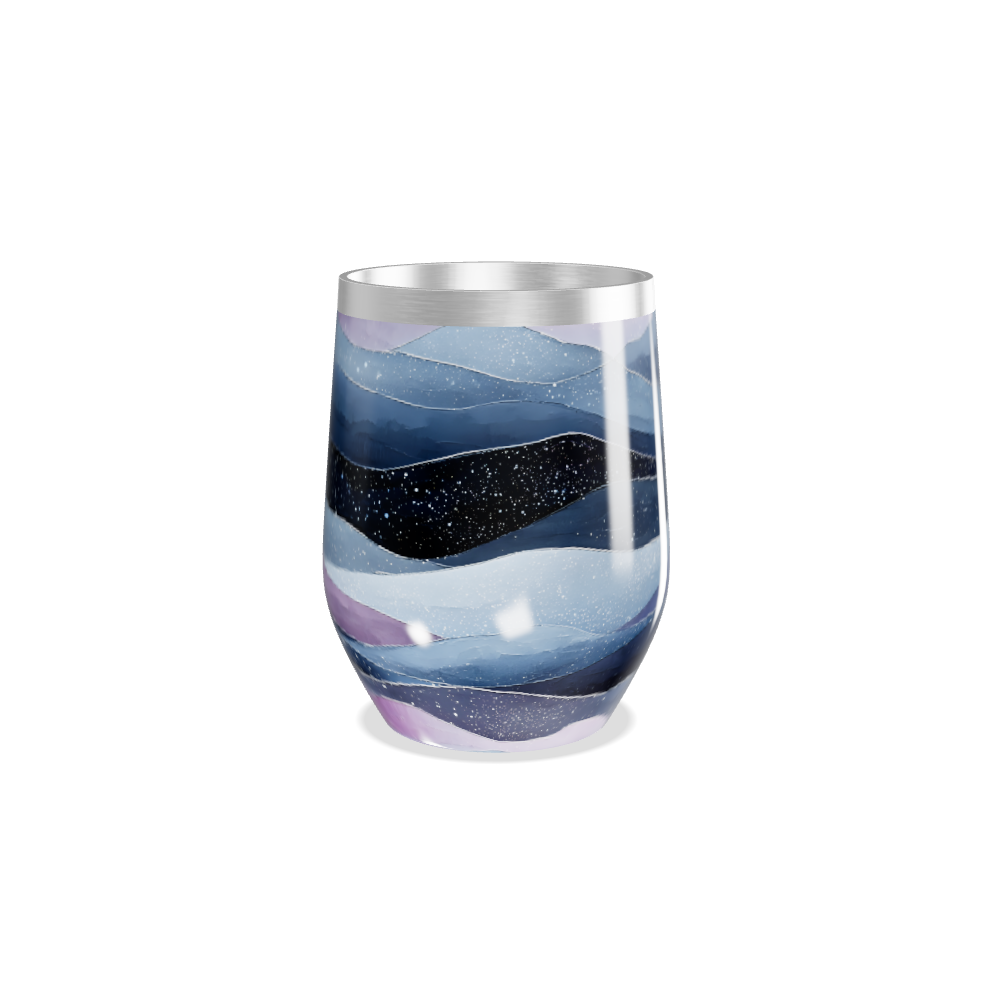 Copo Térmico Slim - Ondas Coloridas Inox