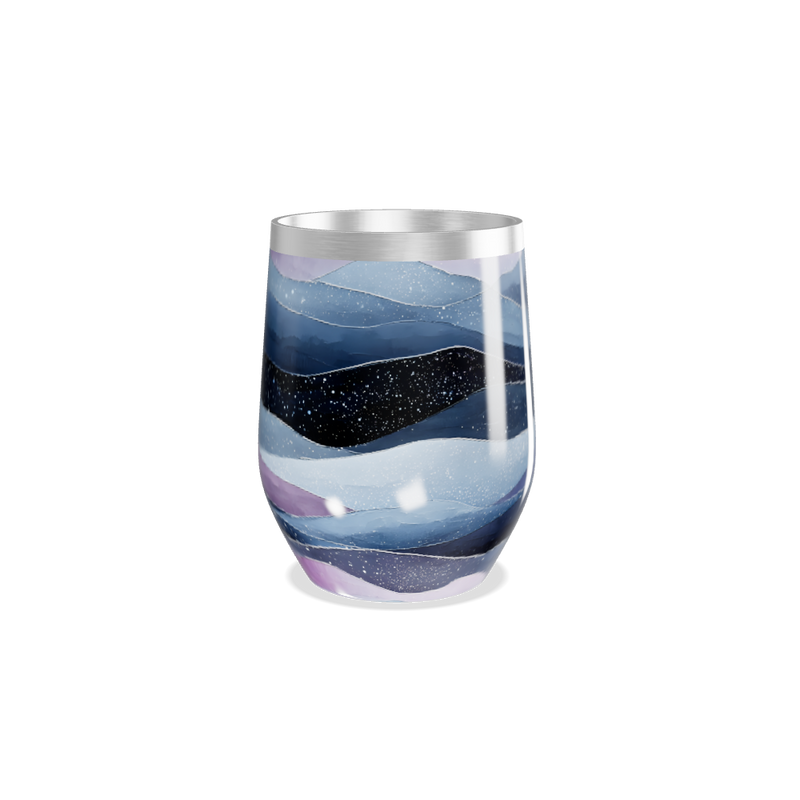 Copo Térmico Slim - Ondas Coloridas Inox