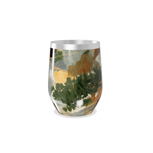 Copo Térmico Slim - Estampa Abstrata Multicor