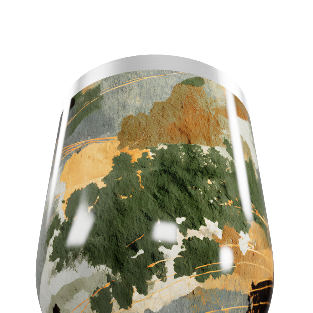 Copo Térmico Slim - Estampa Abstrata Multicor