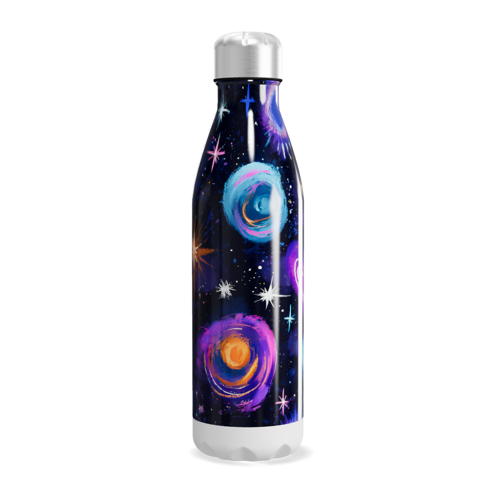 Garrafa Inox - Corações Coloridos