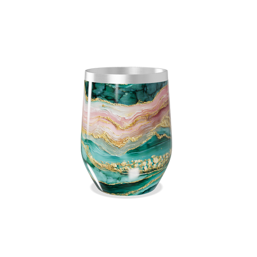 Copo Térmico Slim - Mármore Colorido Inox