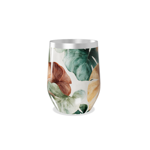 Copo Térmico Slim - Floral Colorido Inox