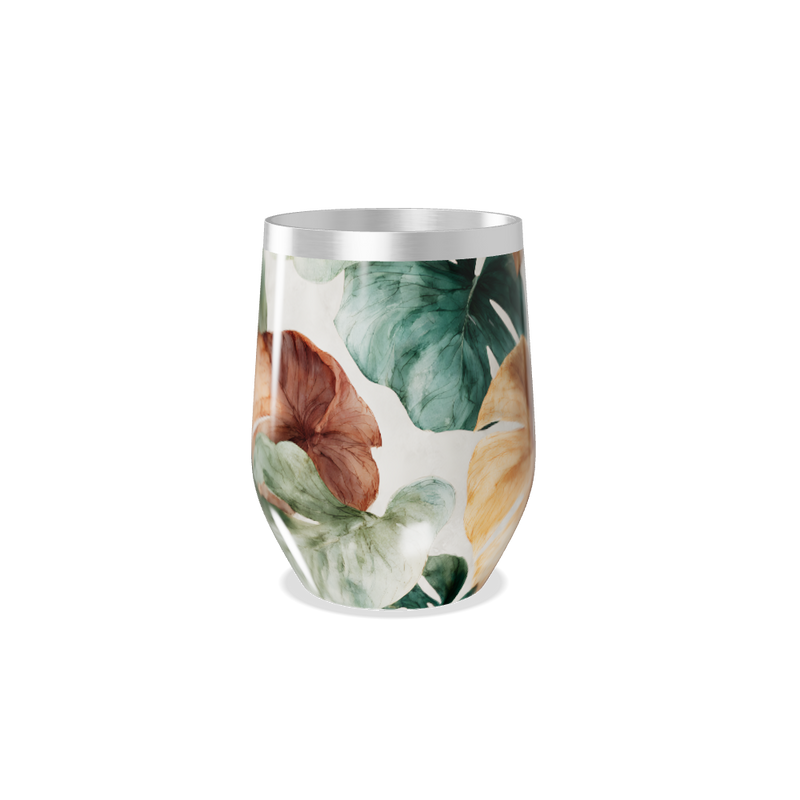 Copo Térmico Slim - Floral Colorido Inox