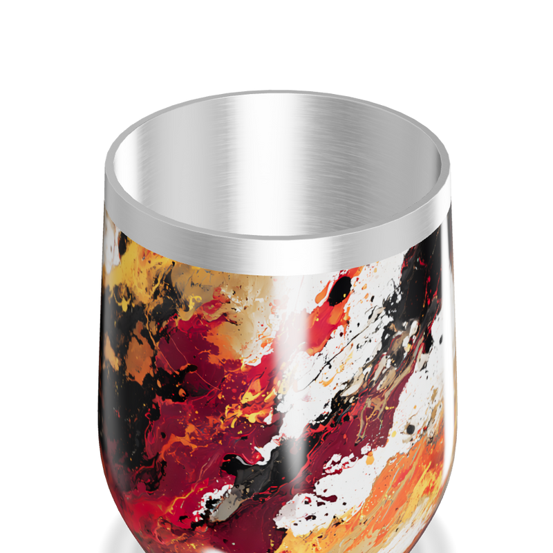 Copo Térmico Slim - Estampa Abstrata Colorida