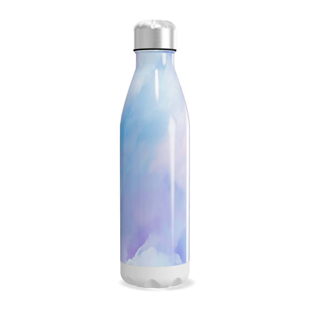 Garrafa Inox Pastel - Tons de Rosa e Azul