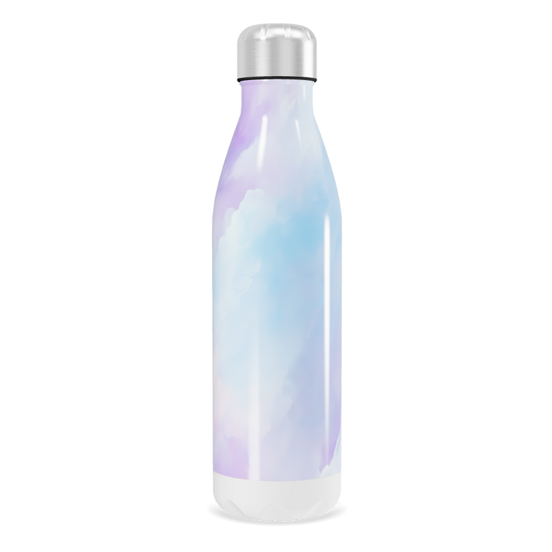 Garrafa Inox Pastel - Tons de Rosa e Azul