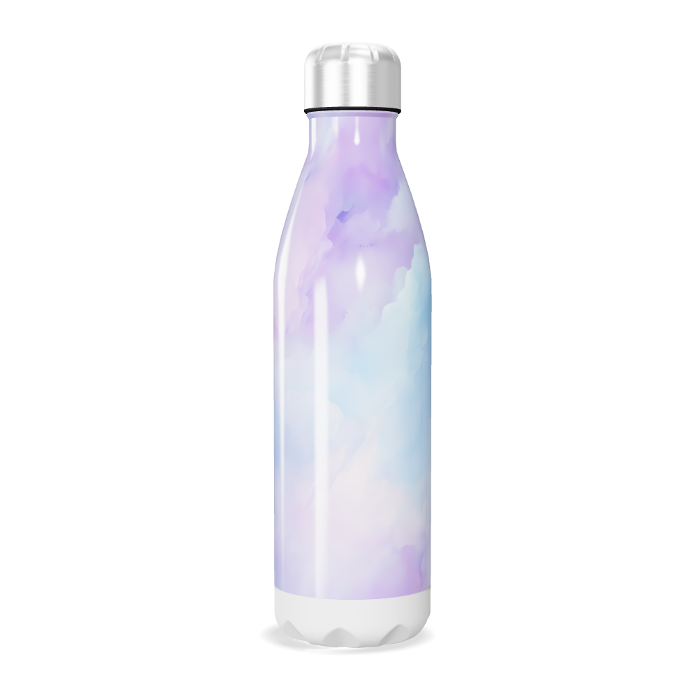 Garrafa Inox Pastel - Tons de Rosa e Azul