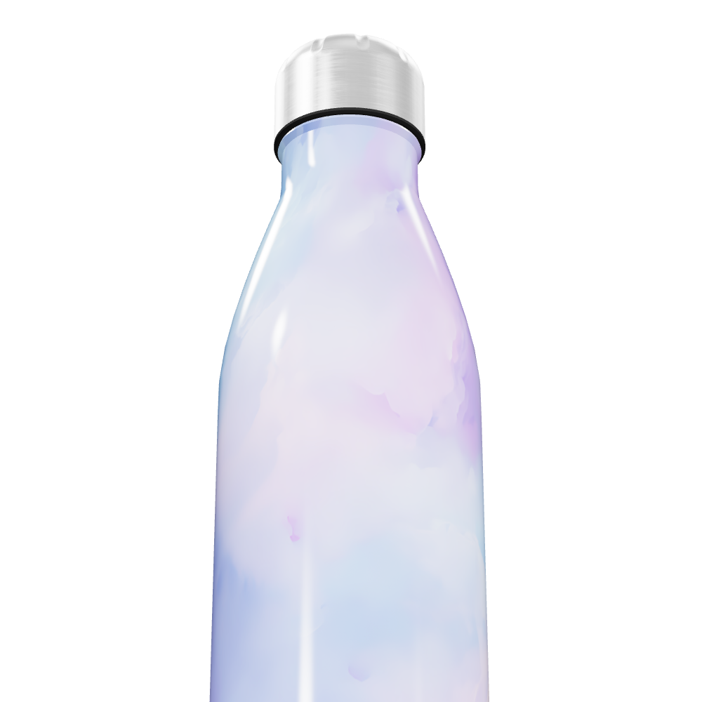 Garrafa Inox Pastel - Tons de Rosa e Azul