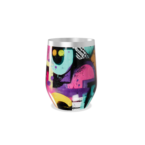 Copo Térmico Slim - Estampado Colorido Aço Inox