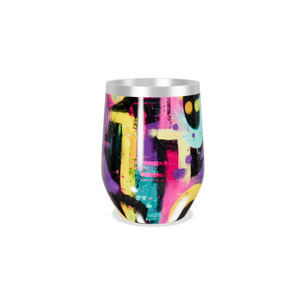 Copo Térmico Slim - Estampado Colorido Aço Inox