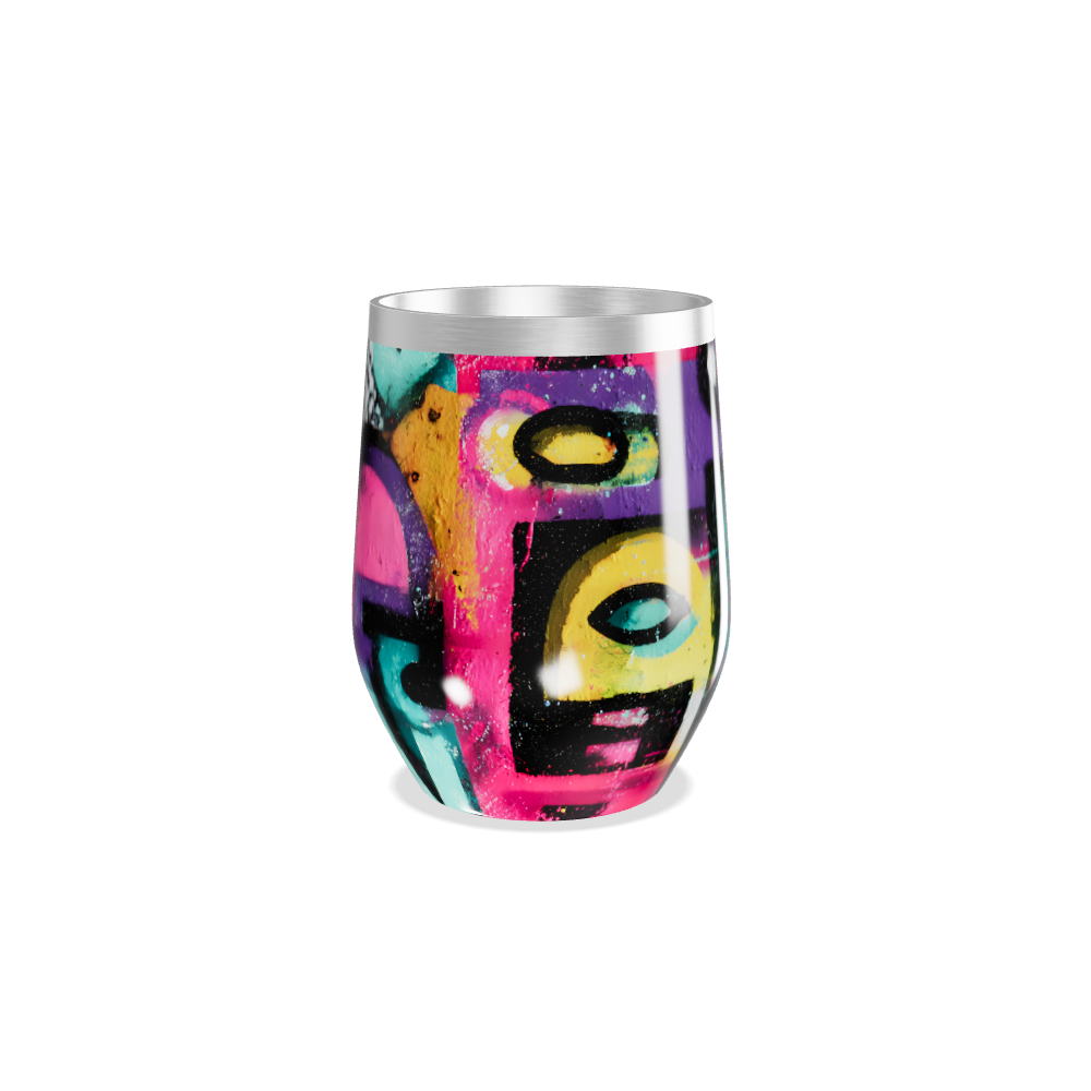 Copo Térmico Slim - Estampado Colorido Aço Inox