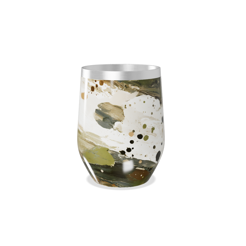 Copo Térmico Slim - Estampa Abstrata Colorida