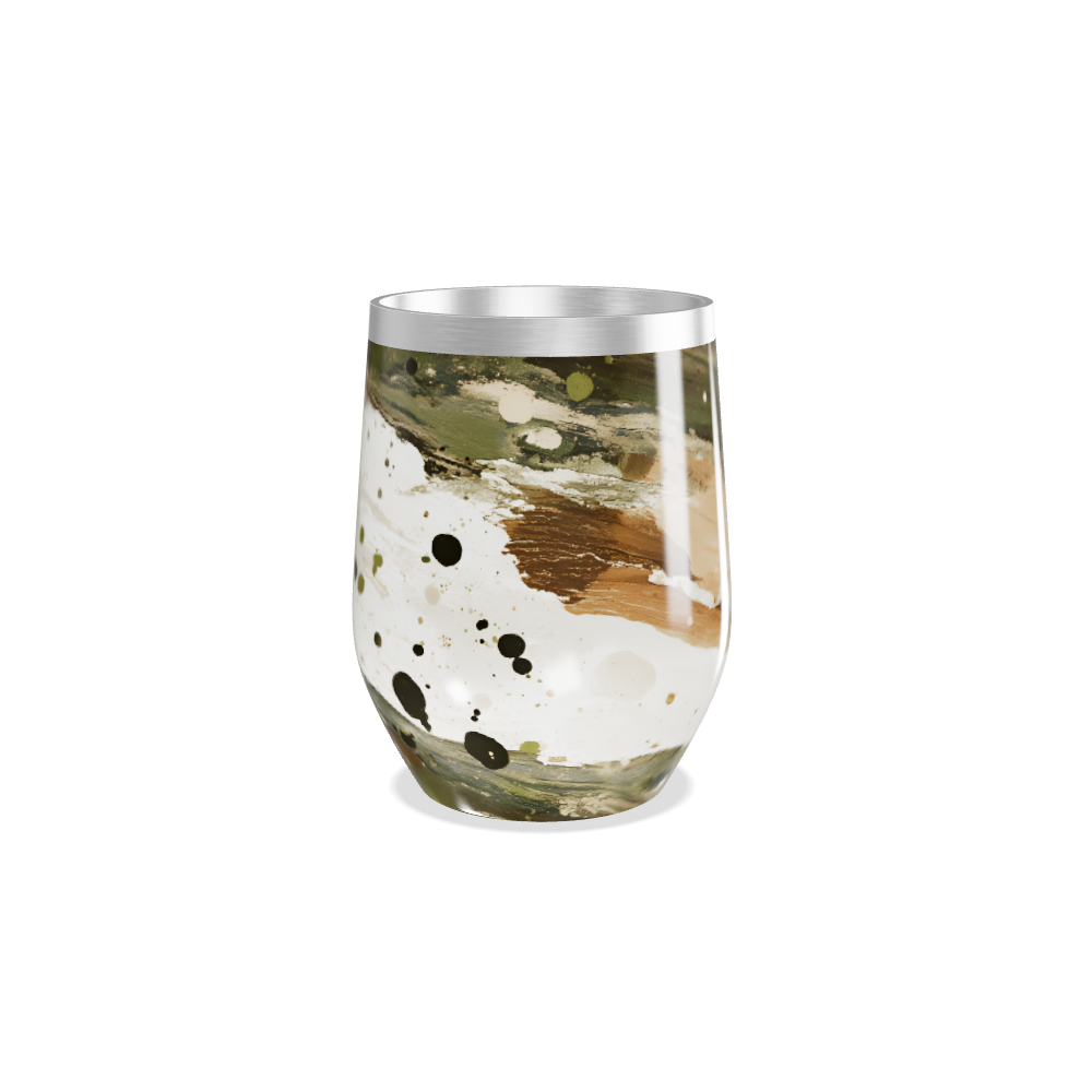 Copo Térmico Slim - Estampa Abstrata Colorida