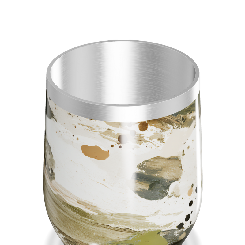 Copo Térmico Slim - Estampa Abstrata Colorida