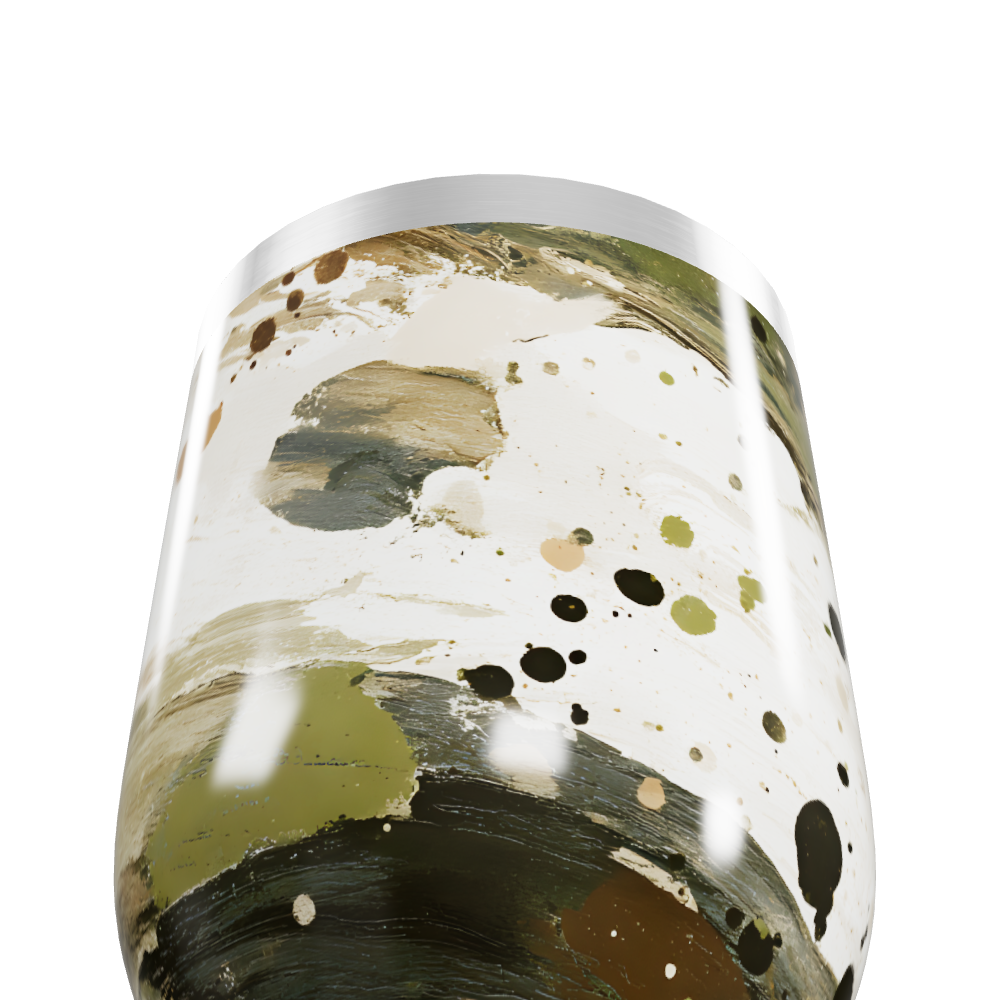 Copo Térmico Slim - Estampa Abstrata Colorida