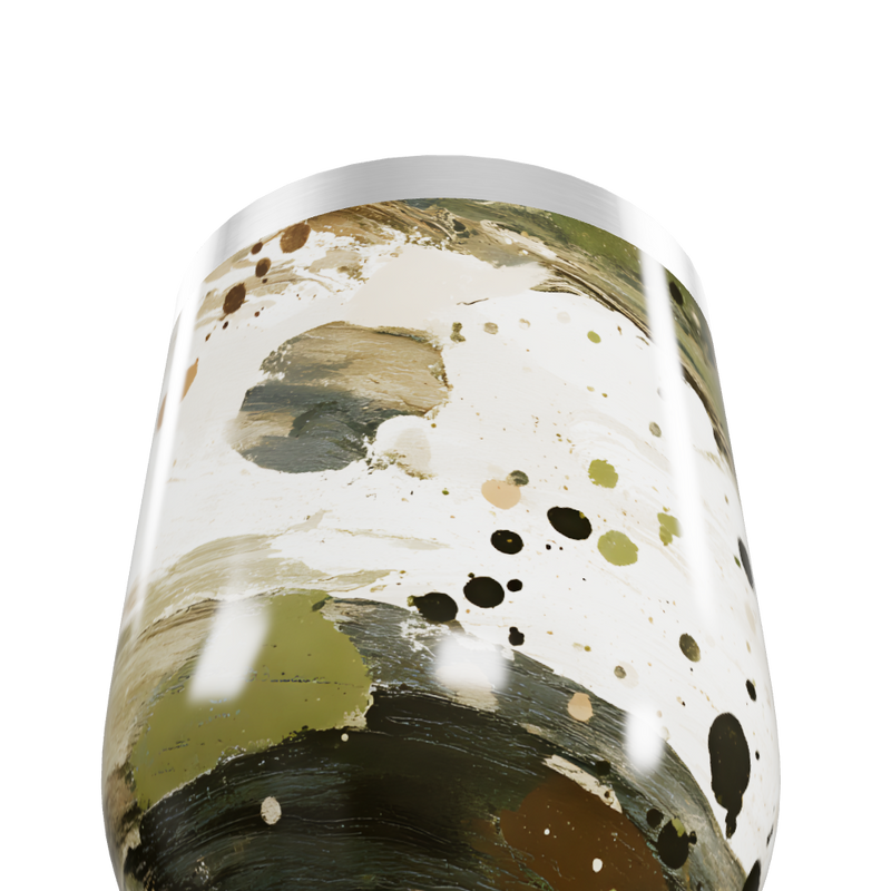 Copo Térmico Slim - Estampa Abstrata Colorida