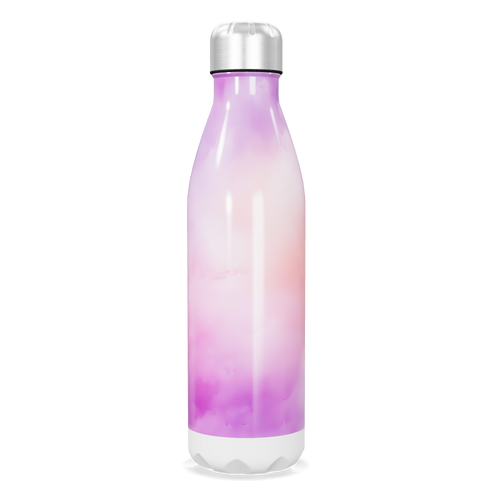 Garrafa Inox - Degradê Rosa e Roxo