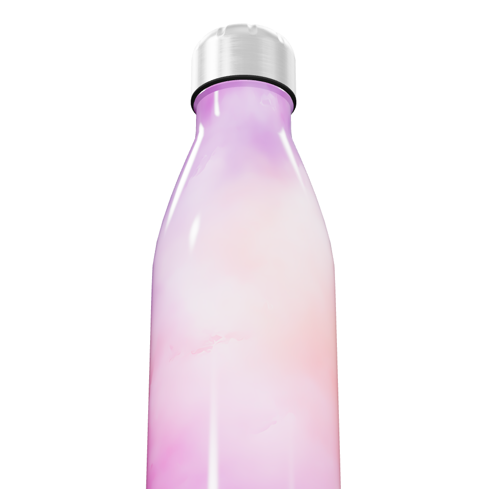 Garrafa Inox - Degradê Rosa e Roxo
