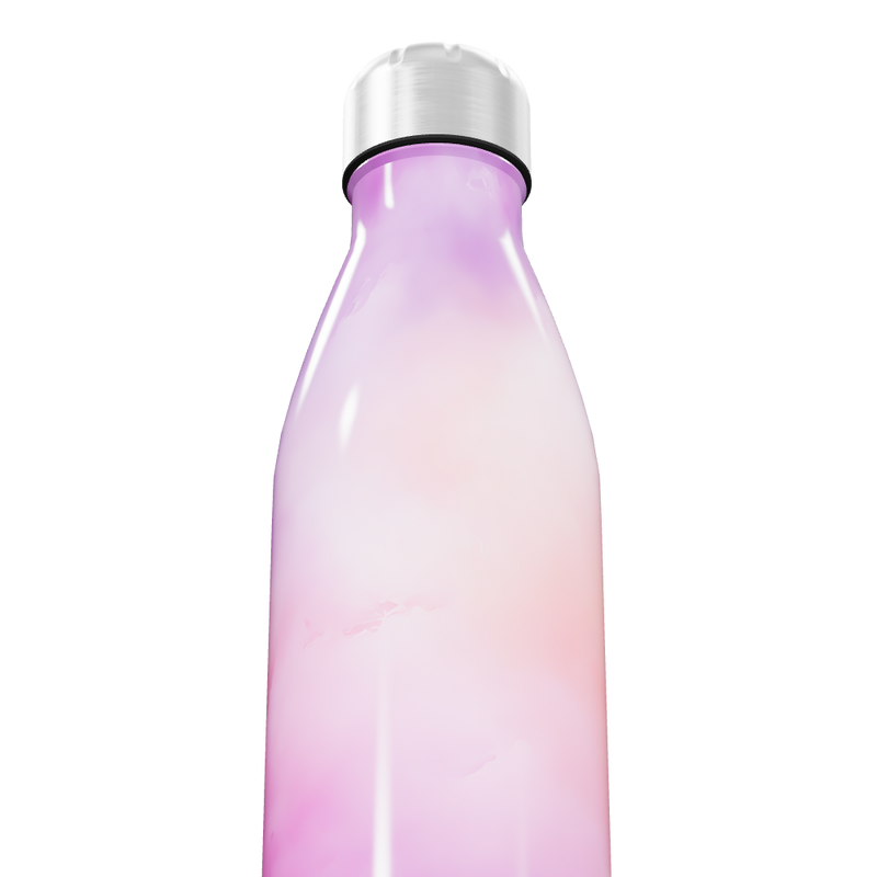 Garrafa Inox - Degradê Rosa e Roxo
