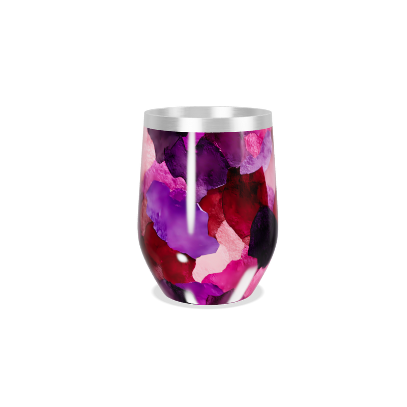 Copo Térmico Slim - Estampa Floral Colorida