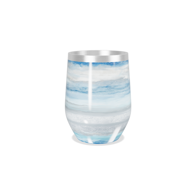 Copo Térmico Slim - Azul Marmorizado Inox