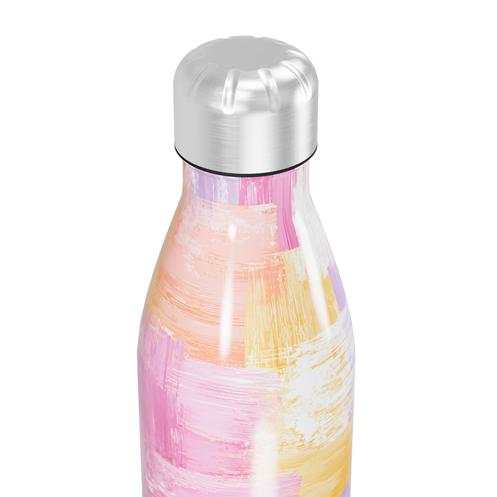 Garrafa Inox - Colorida com Pinceladas