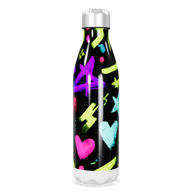 Garrafa Inox - Estampa Neon Cores Vivas