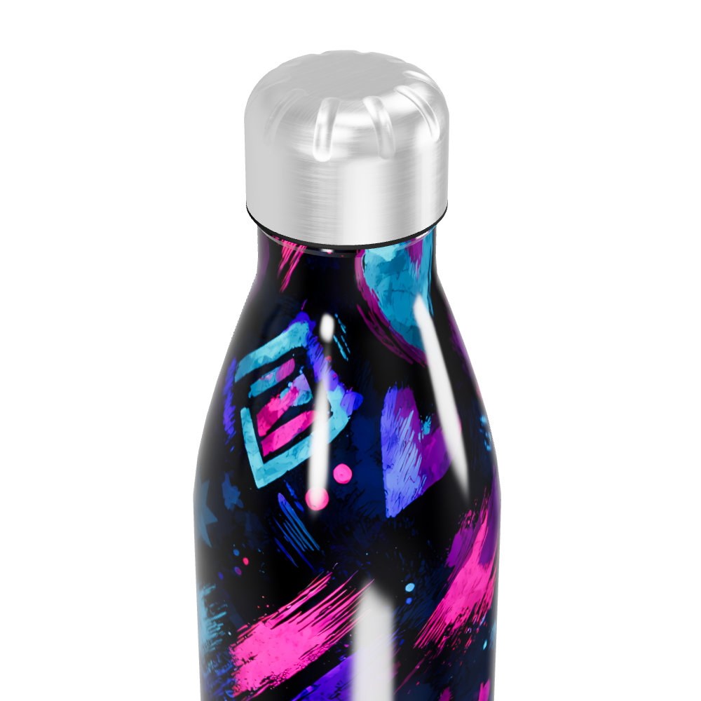 Garrafa Inox Estampa Colorida Astral