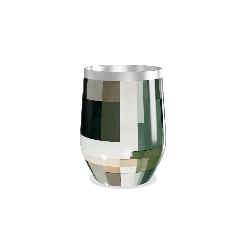 Copo Térmico Slim - Estampa Geométrica Colorida