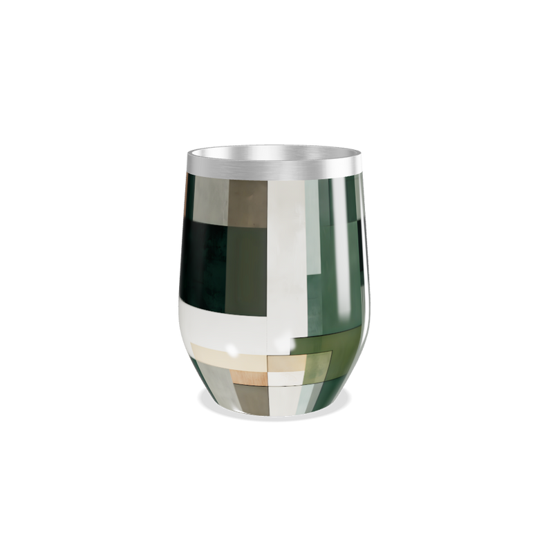 Copo Térmico Slim - Estampa Geométrica Colorida