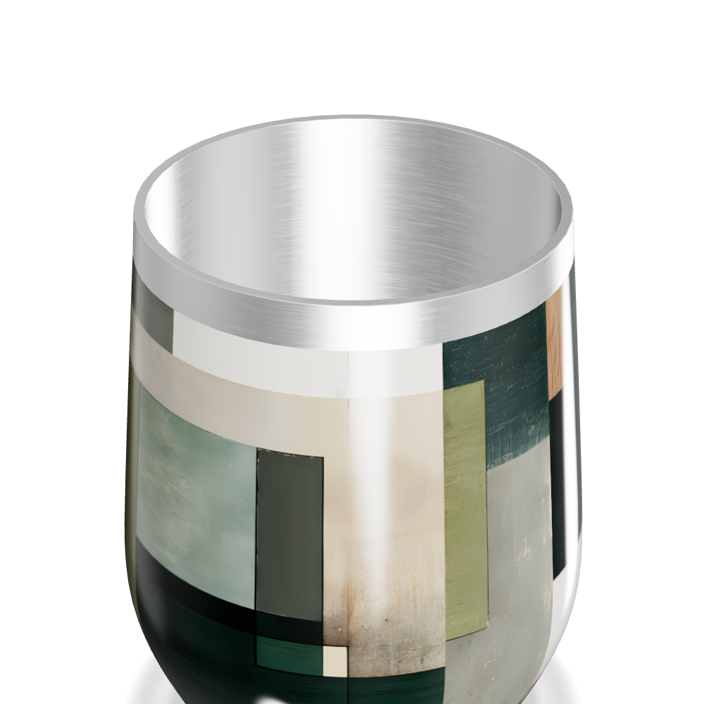 Copo Térmico Slim - Estampa Geométrica Colorida