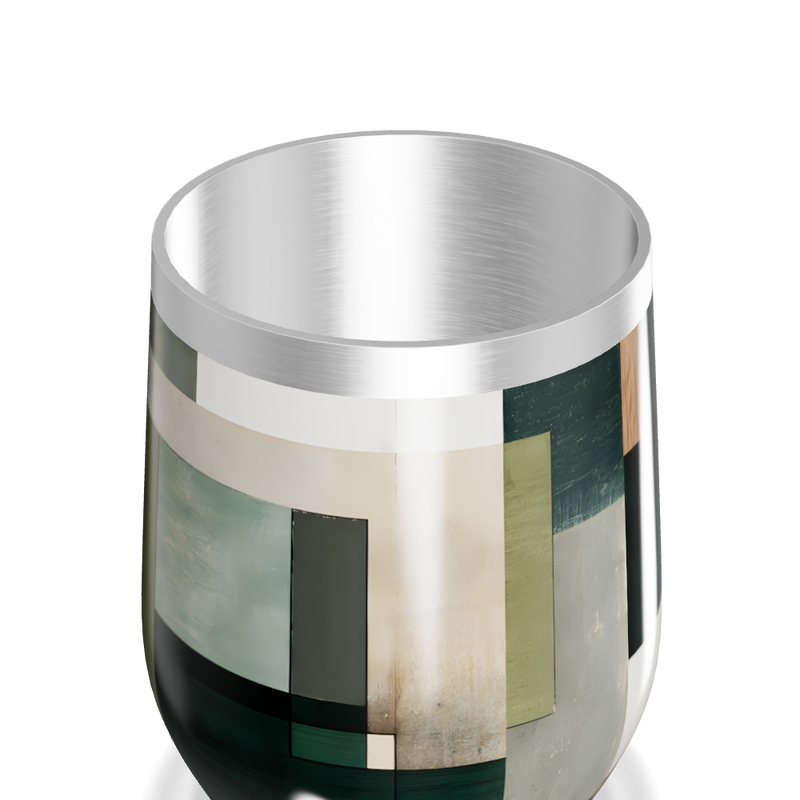 Copo Térmico Slim - Estampa Geométrica Colorida