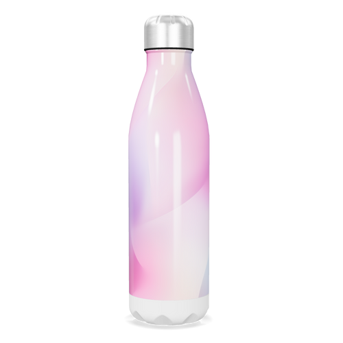 Garrafa Inox Rosa - Gradiente 500ml