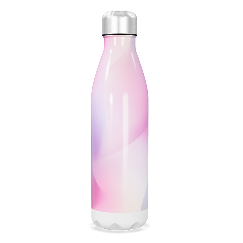 Garrafa Inox Rosa - Gradiente 500ml
