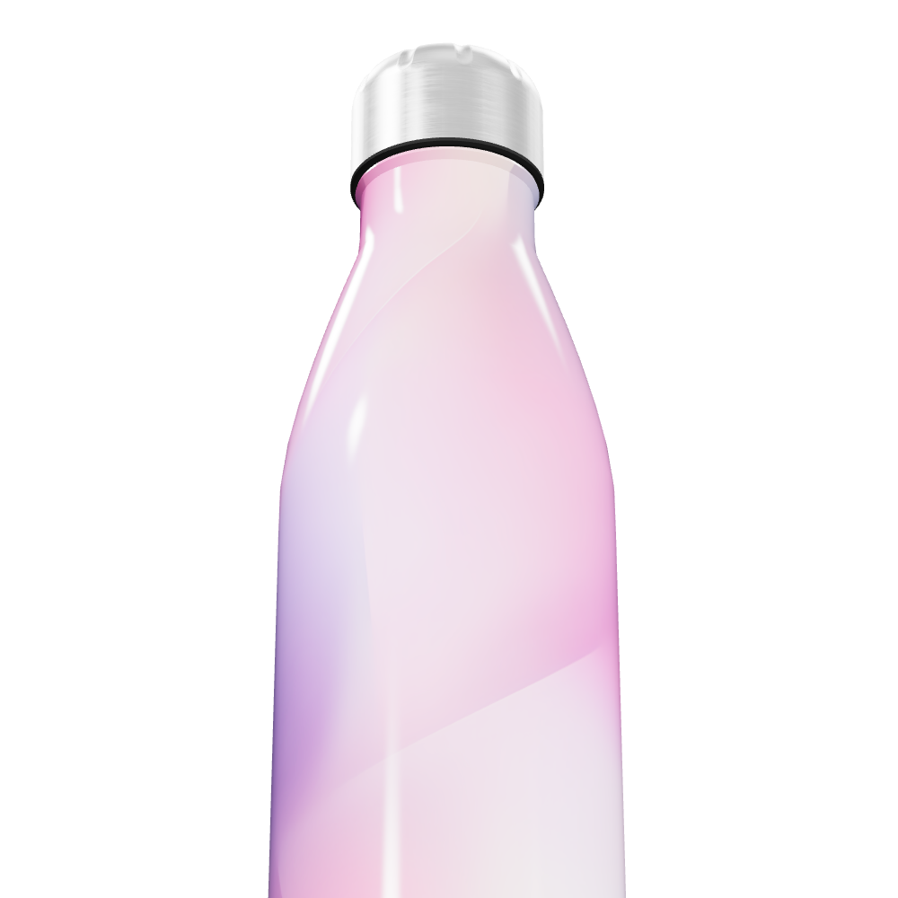 Garrafa Inox Rosa - Gradiente 500ml