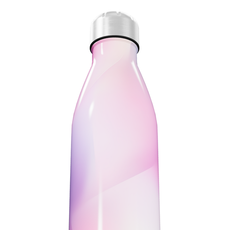 Garrafa Inox Rosa - Gradiente 500ml